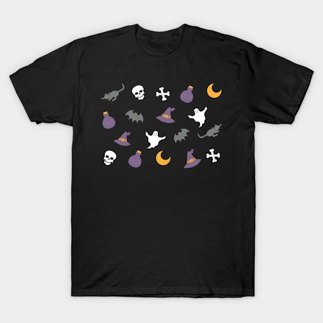 Halloween Vibe T-Shirt by winvaleriearts